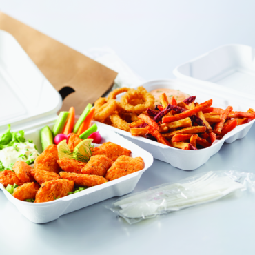 Appetizers in Eco-Friendly Packaging